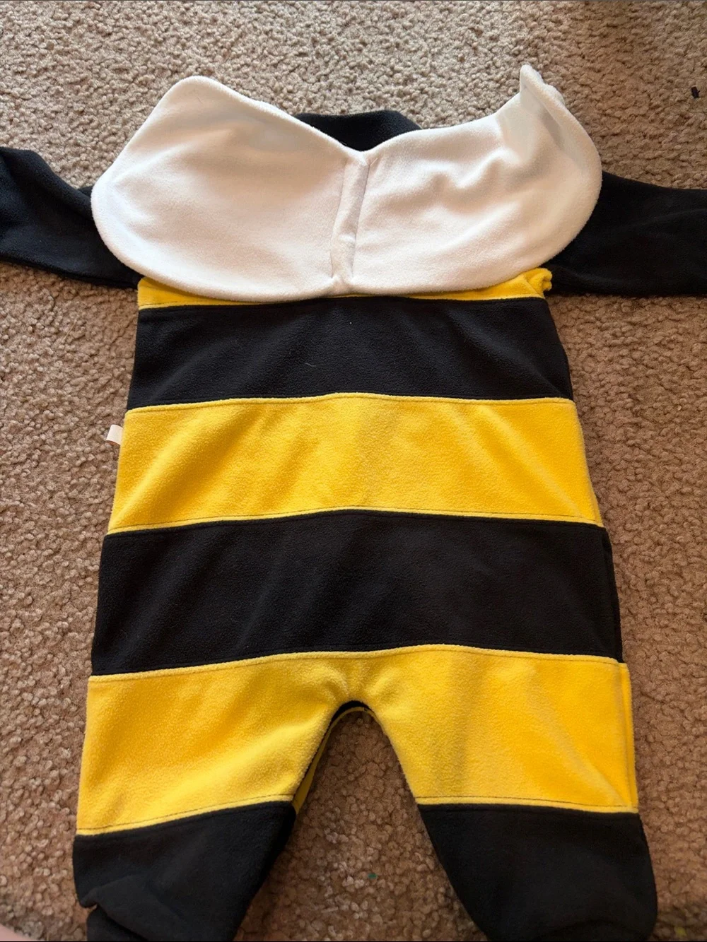 B72 Y2K OshKosh B’Gosh Yellow and Black Striped Baby Bee Costume, 0/3